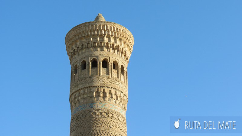 El minarete Kalon, una de las joyas que hay que ver en Bukhara.