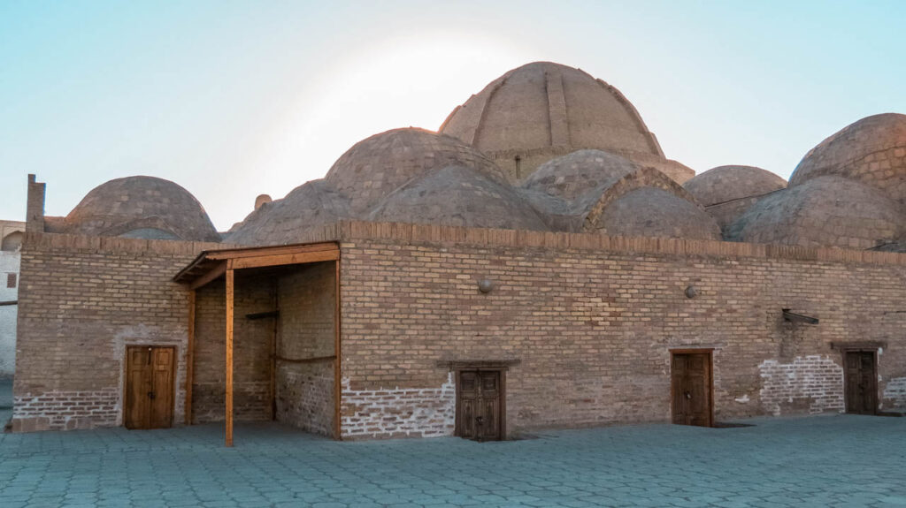 Bazares cubiertos de Bukhara con sus domos característicos.